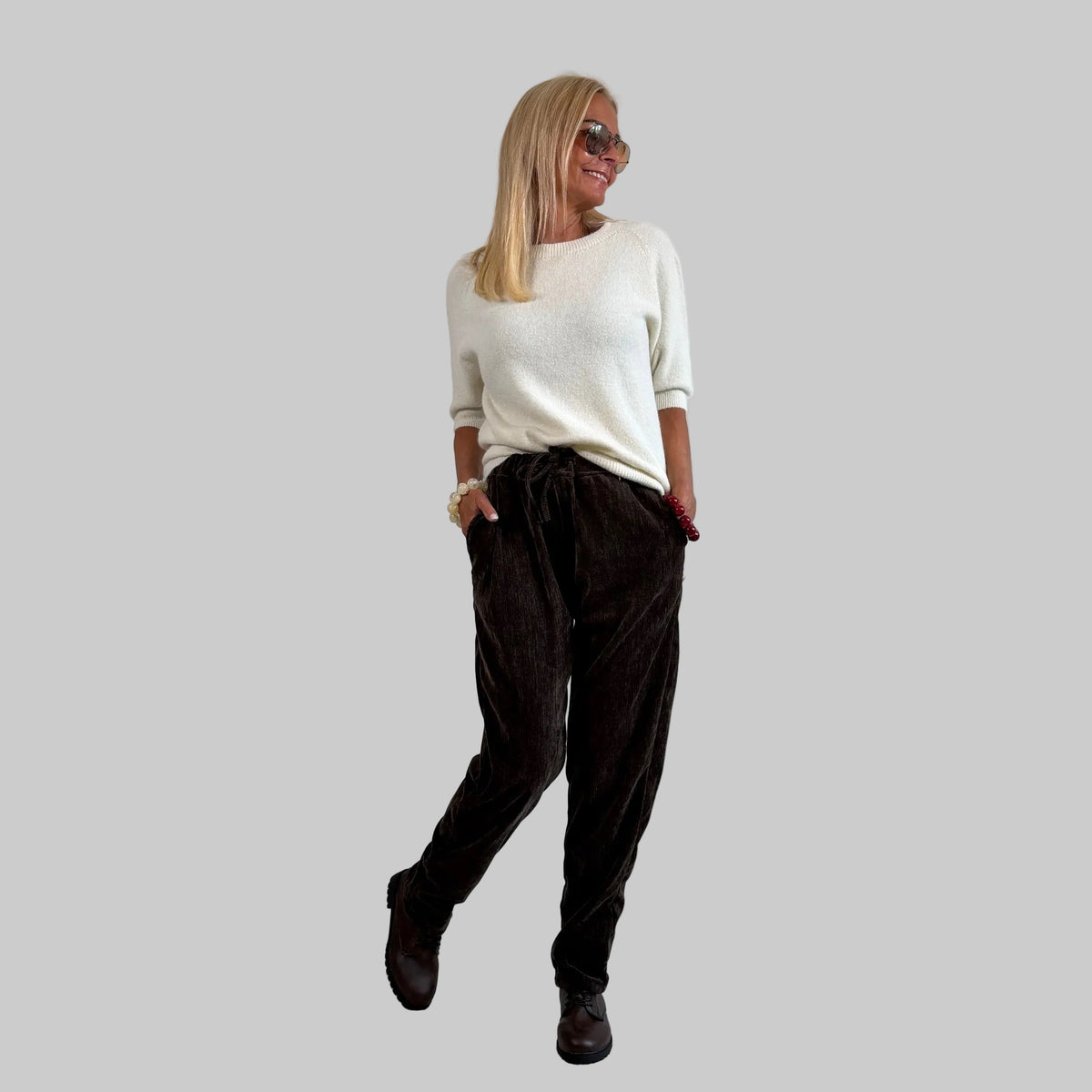 Feinstrickpullover Alpaka- Farbauswahl