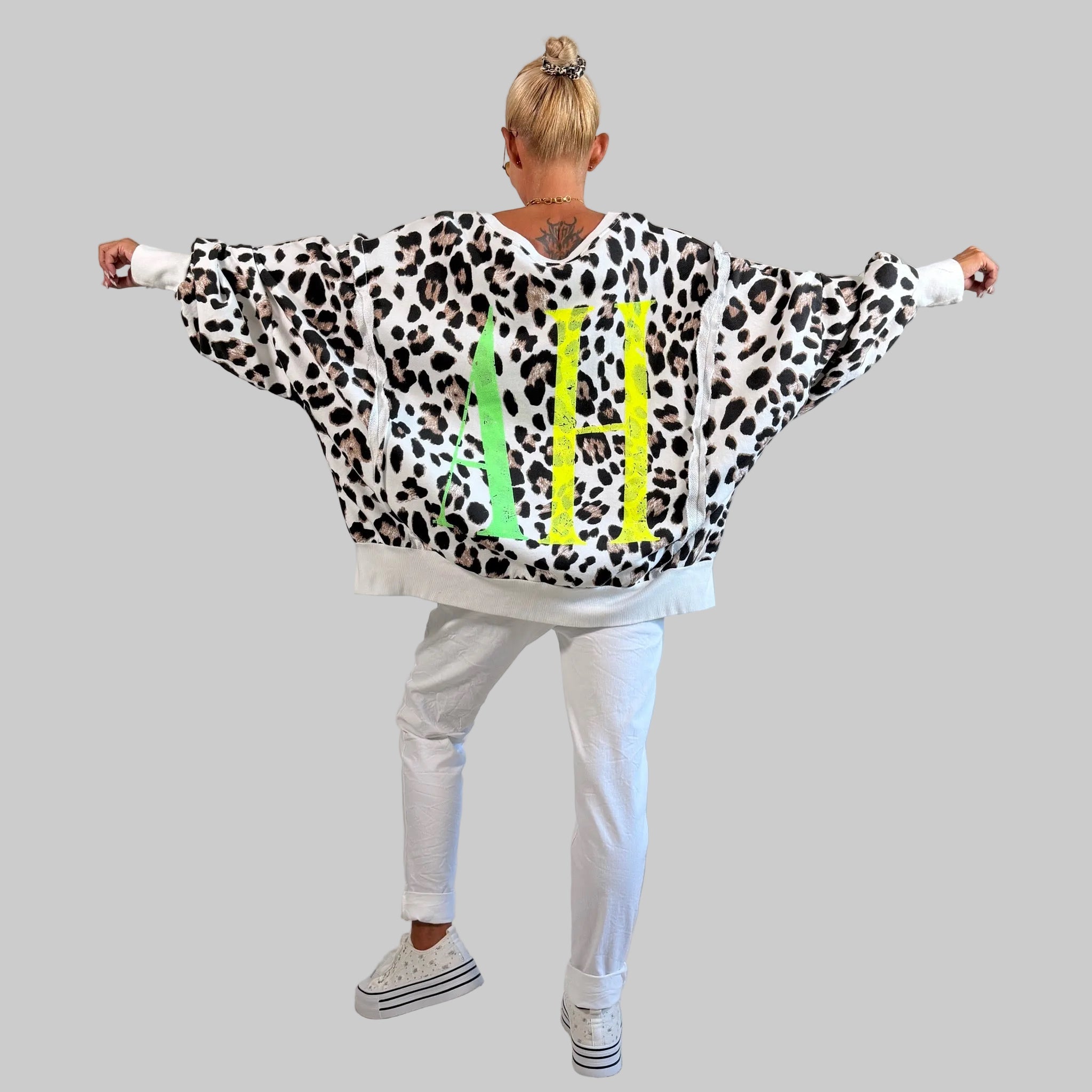 Leo Sweater Oversize "YEAH" - Farbauswahl