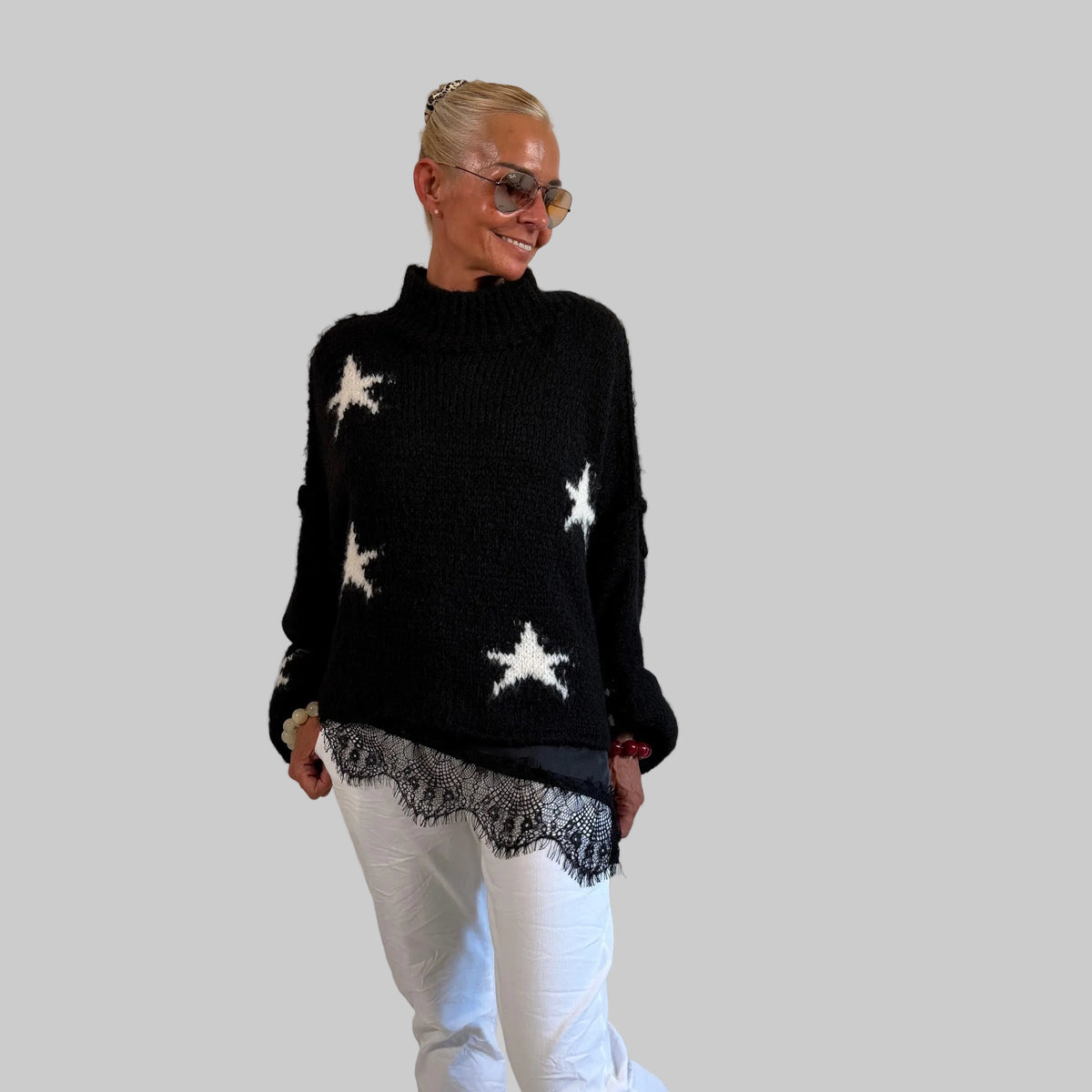 Strickpullover Stern - Farbauswahl