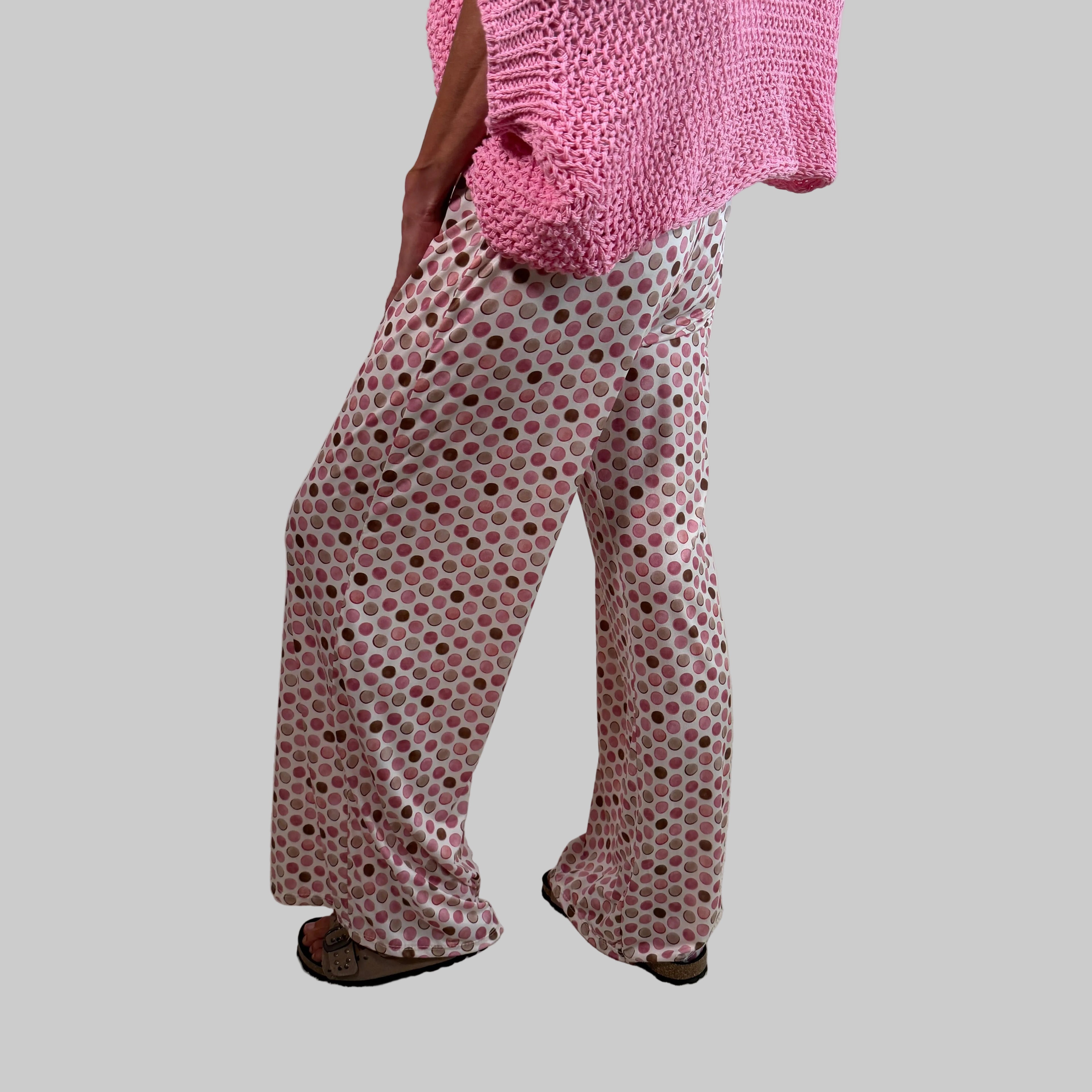 Butterstoff Sommerhose Polka Dots - Farbauswahl