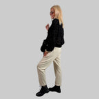 Butterstoff Hose schmales Bein - Farbauswahl