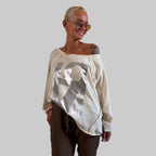 Shirt Leinenmix "LOVE"