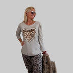 Feinstrickpullover Herz - Farbauswahl
