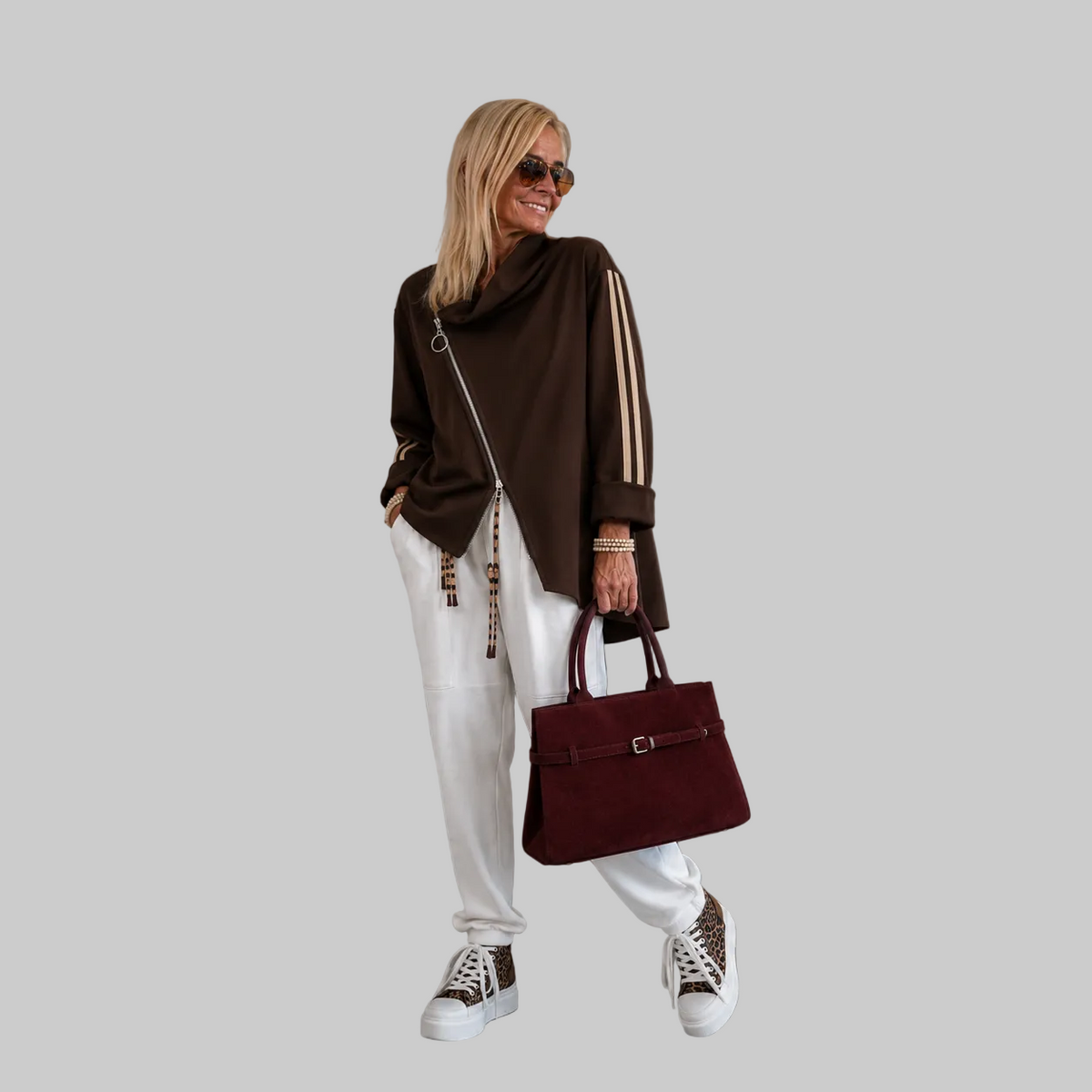 Jacke mit Streifen - Farbauswahl