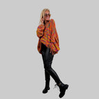 Grobstrickpullover Multicolor