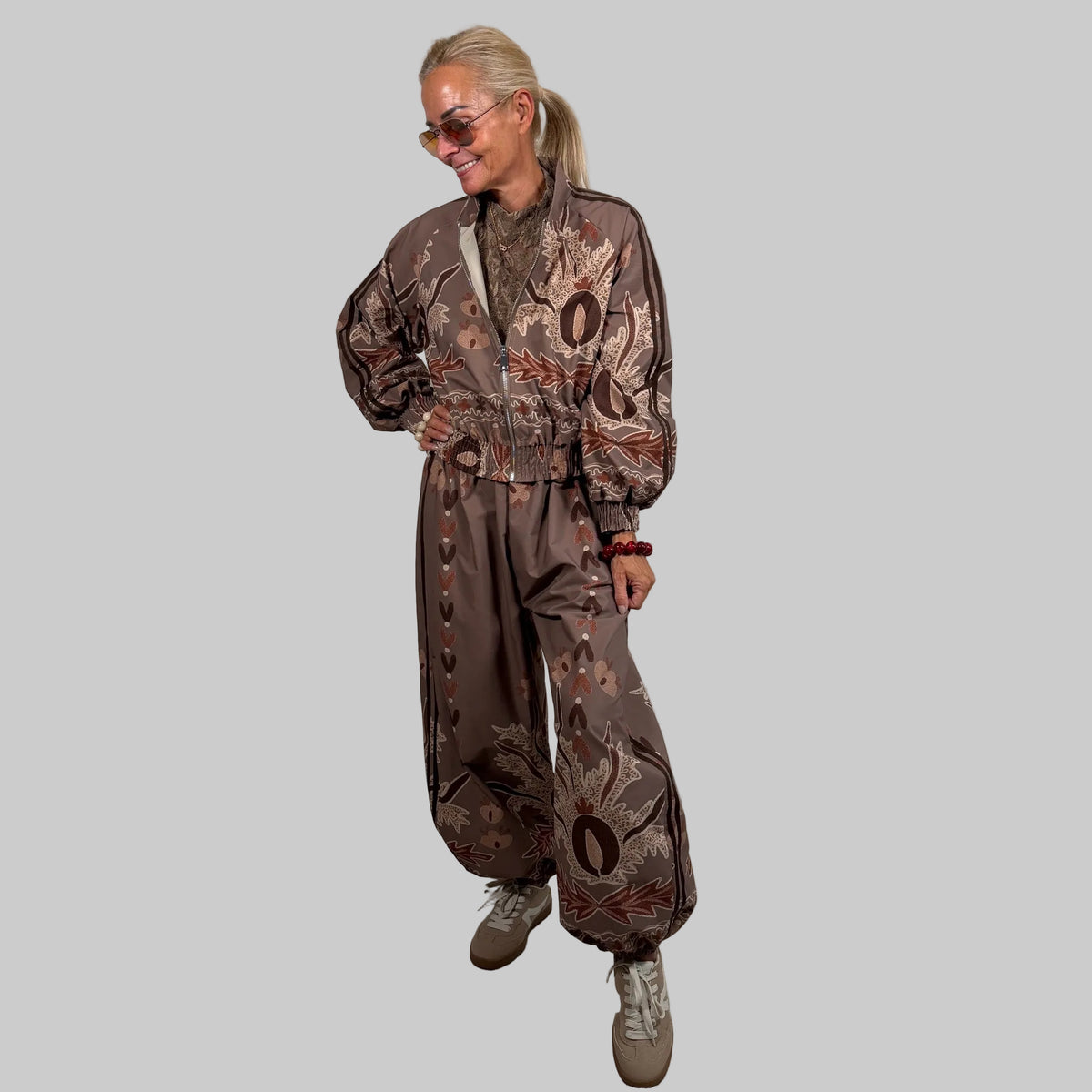 Blouson Fantasiemuster Streifen - Farbauswahl