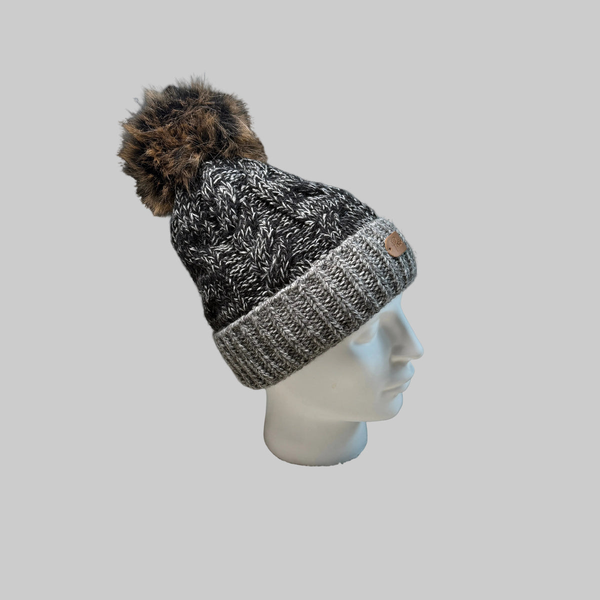 Strickhaube Bommel