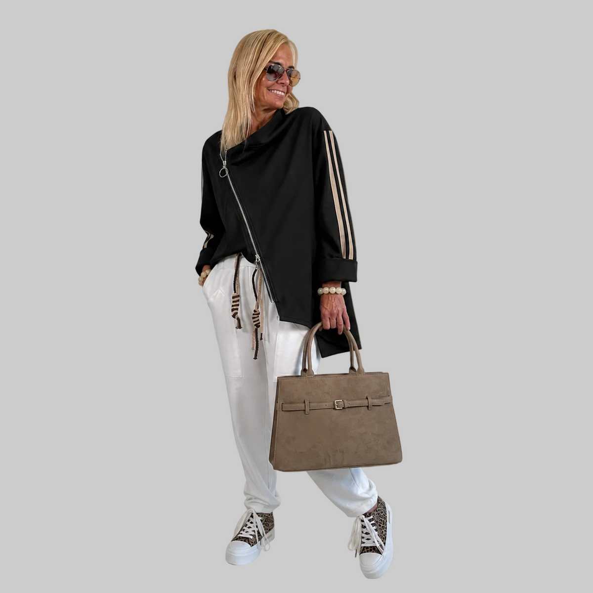 Jacke mit Streifen - Farbauswahl