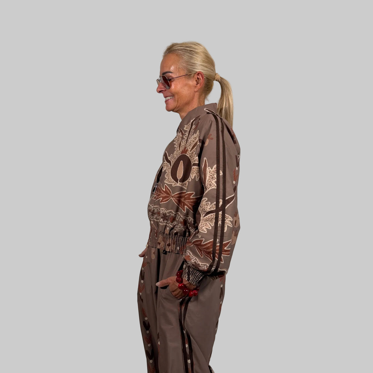 Blouson Fantasiemuster Streifen - Farbauswahl