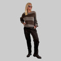 Strickpullover Streifen - Farbauswahl
