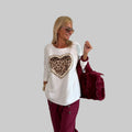 Feinstrickpullover Herz - Farbauswahl
