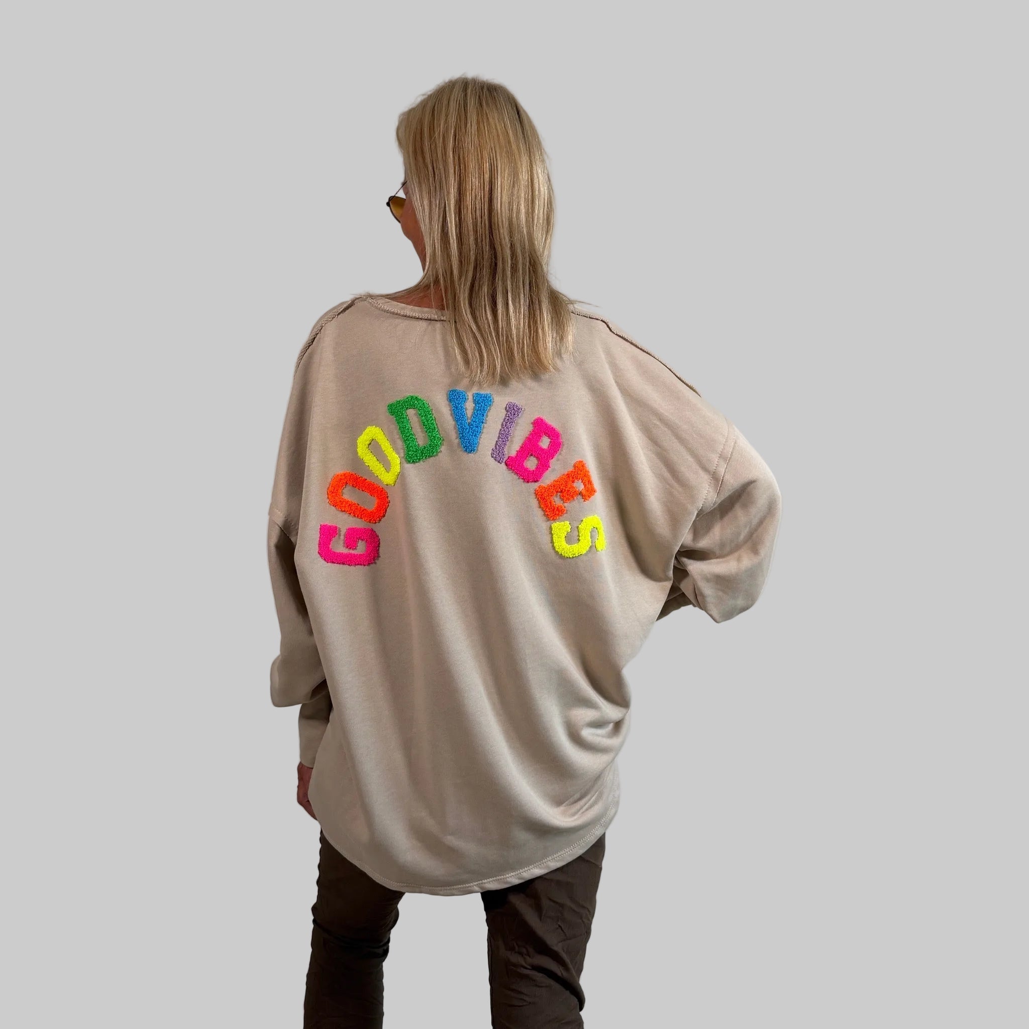 Sweater "Good Vibes" - Farbauswahl