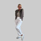 Strickjacke Faux Fur