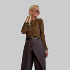 Kaschmir Langarmshirt Polka Dots - Farbauswahl
