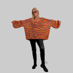Grobstrickpullover Multicolor