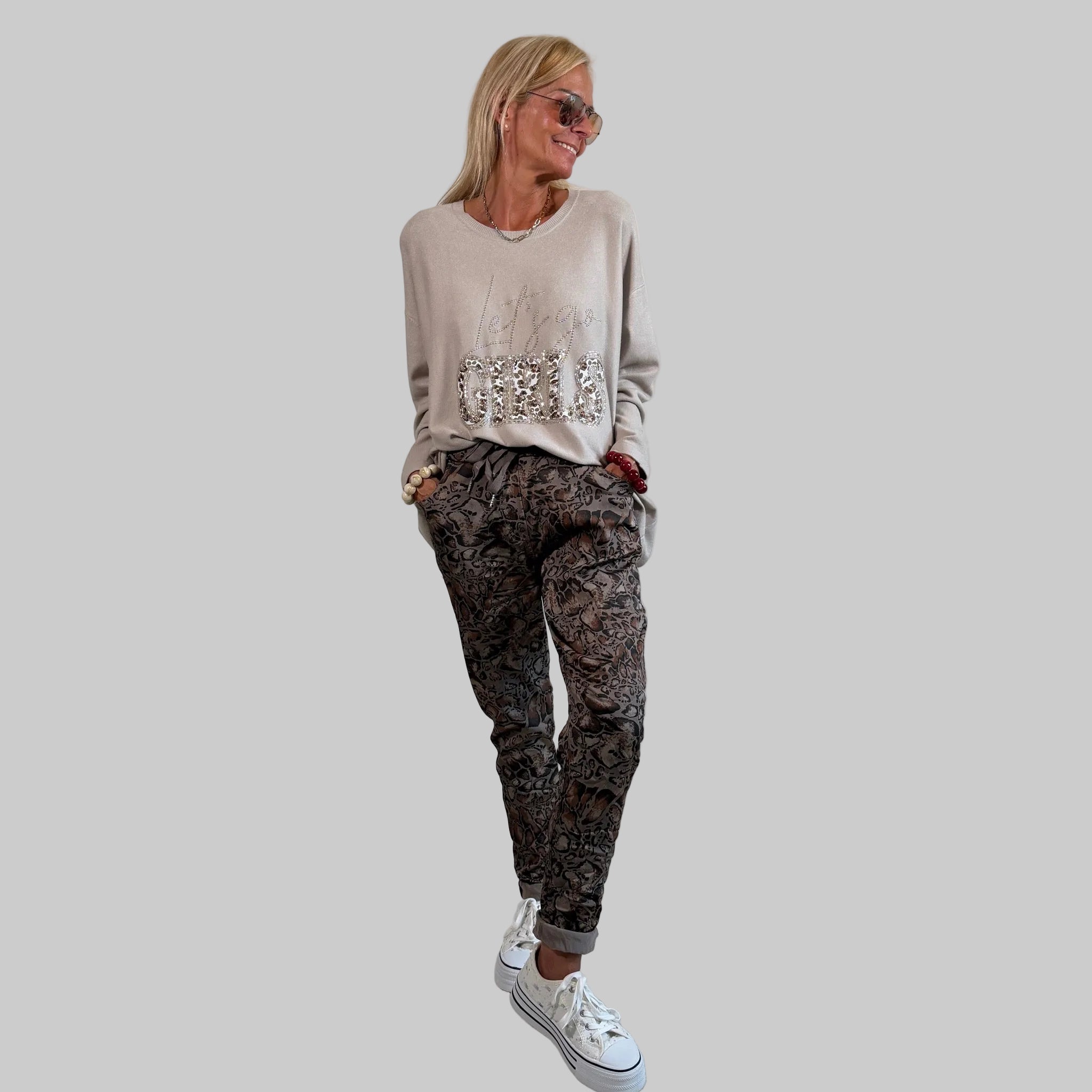 Feinstrickpullover "Let´s go Girls" - Farbauswahl