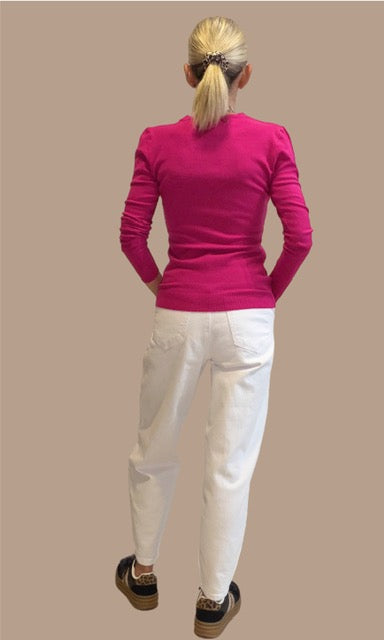 Pullover mit V-Ausschnitt