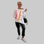 Longshirt Oversize "YEAH" - Farbauswahl