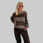 Strickpullover Streifen - Farbauswahl