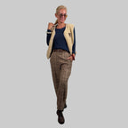 Stoffhose 7/8 kariert - Farbauswahl