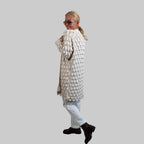 Strickmantel Schuppenmuster - Farbauswahl
