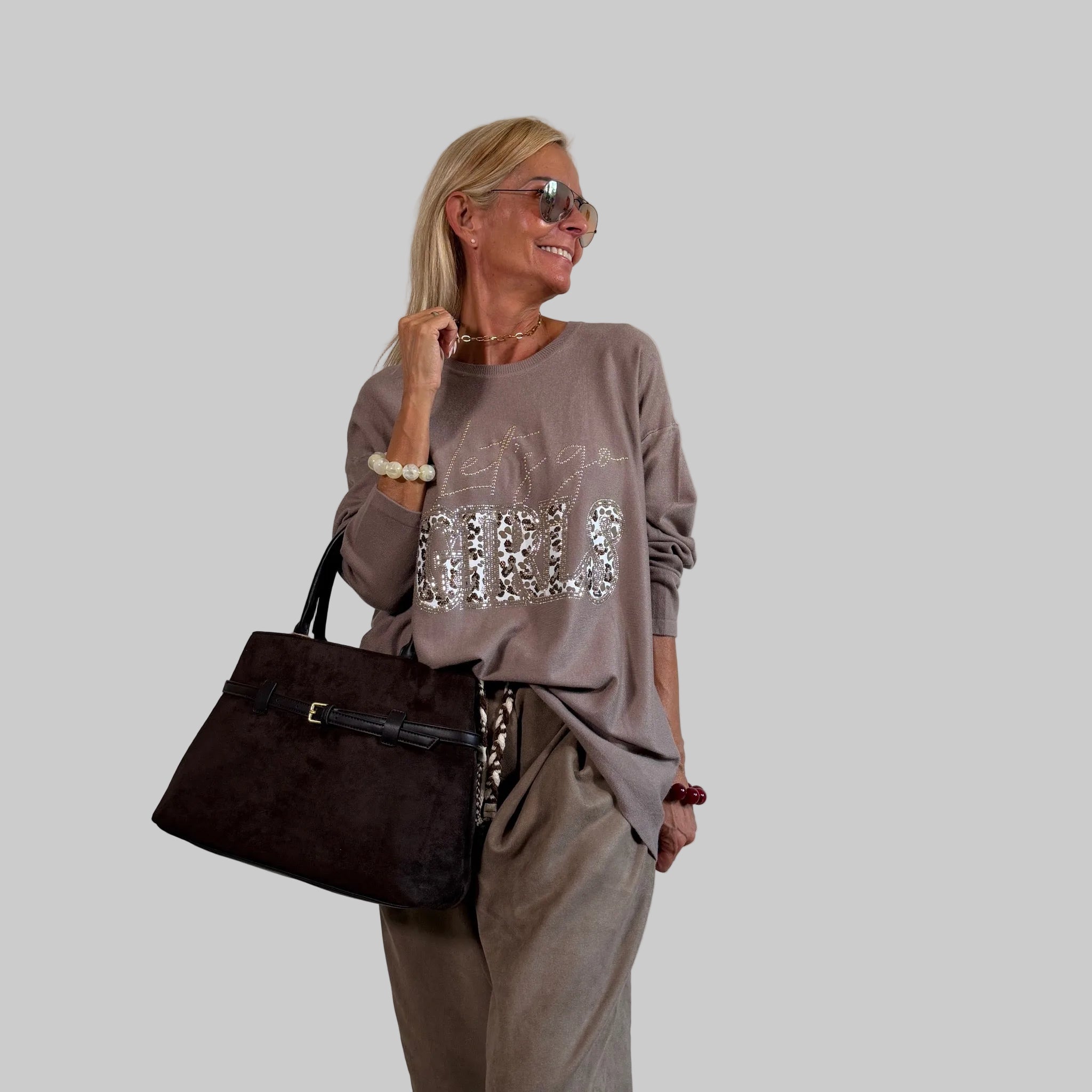 Feinstrickpullover "Let´s go Girls" - Farbauswahl