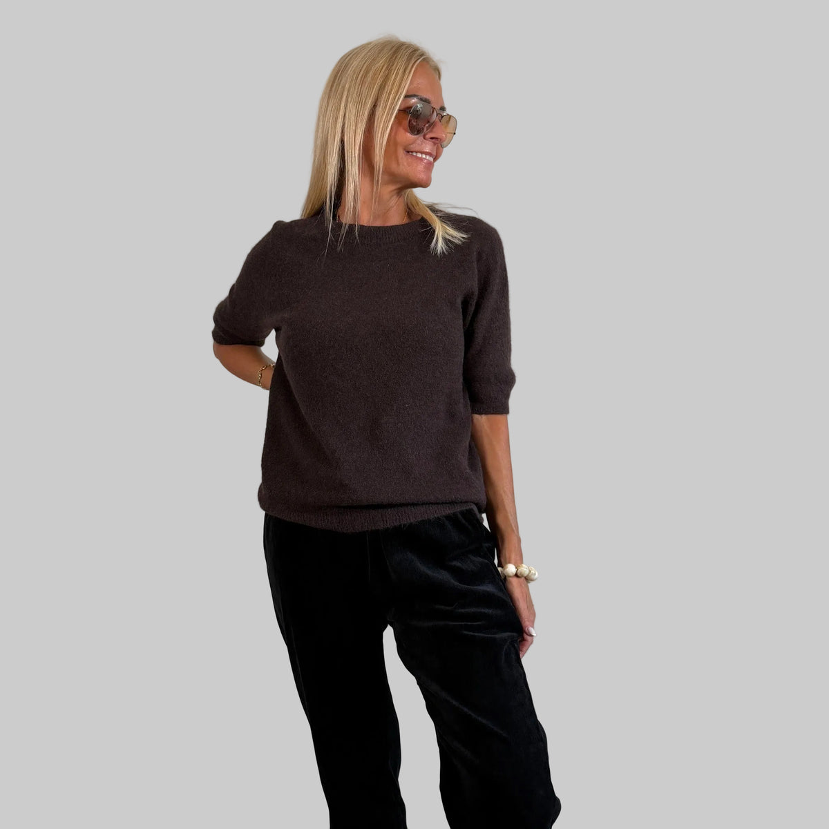 Feinstrickpullover Alpaka- Farbauswahl