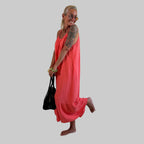 Musselin Uni Sommerkleid - Farbauswahl