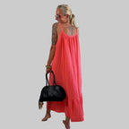 Musselin Uni Sommerkleid - Farbauswahl