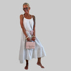 Musselin Uni Sommerkleid - Farbauswahl