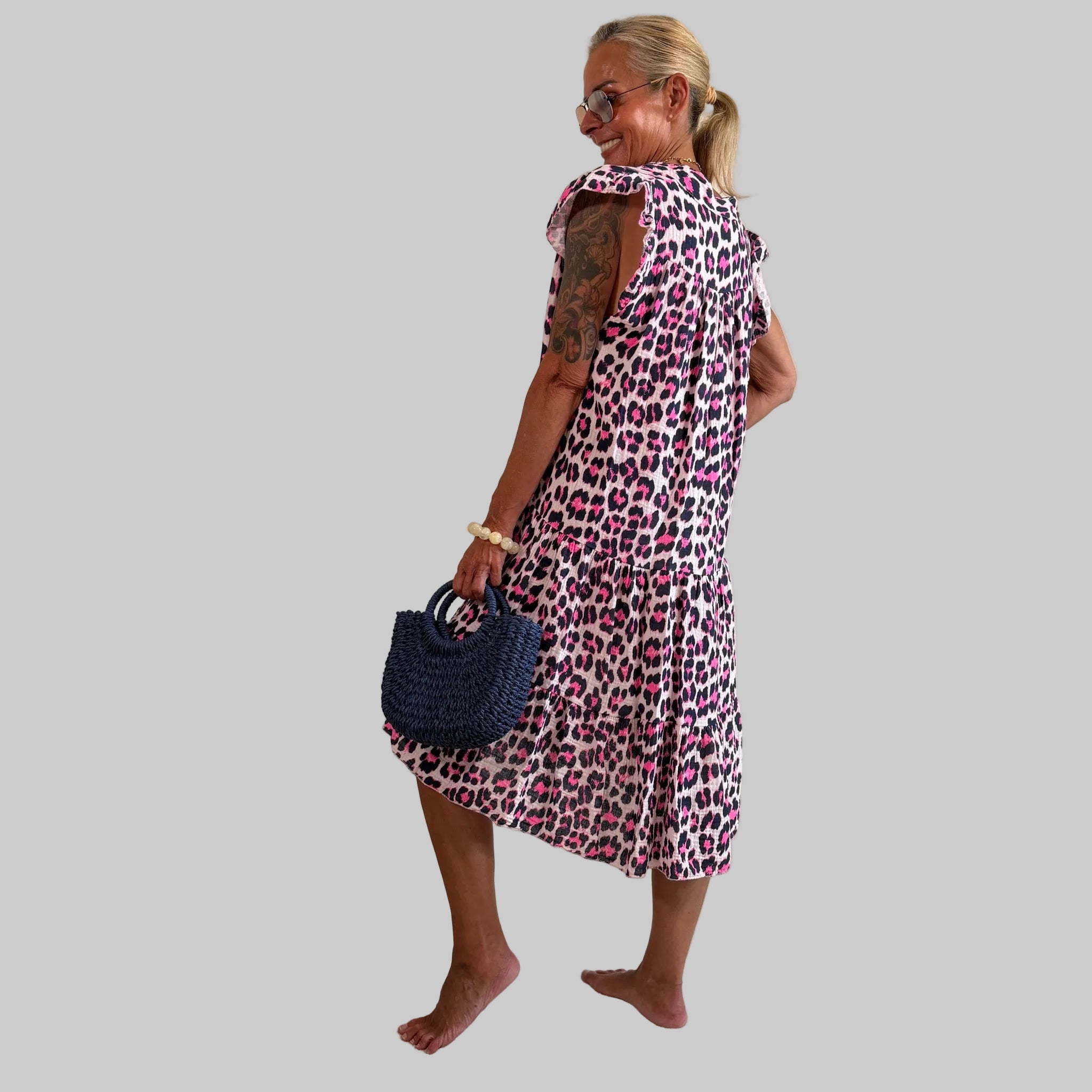 Musselin Sommerkleid Leo