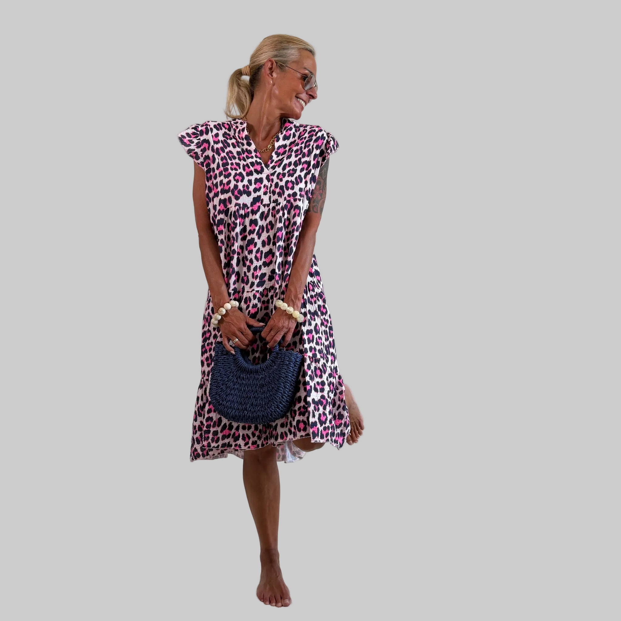 Musselin Sommerkleid Leo