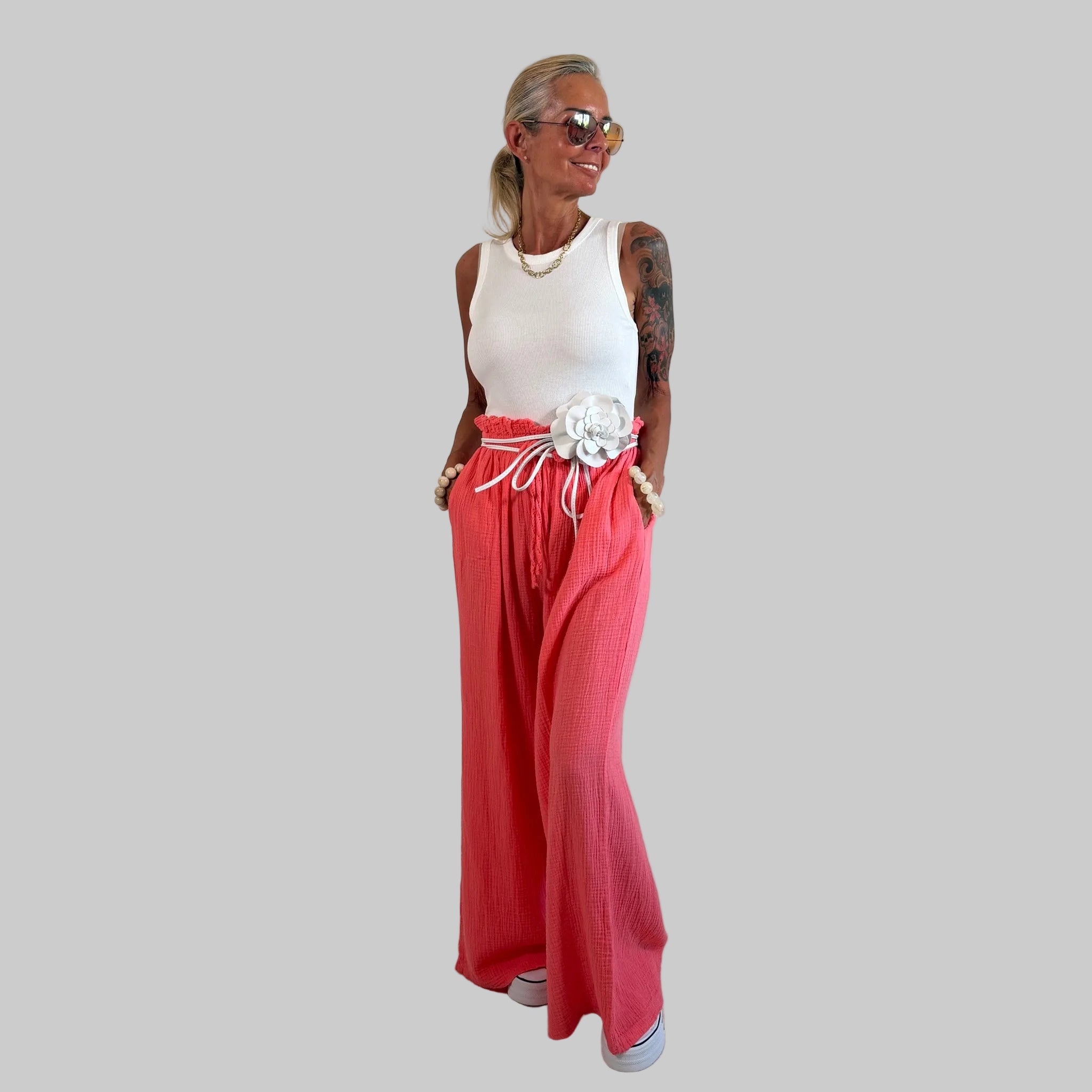 Musselin Sommerhose - Farbauswahl