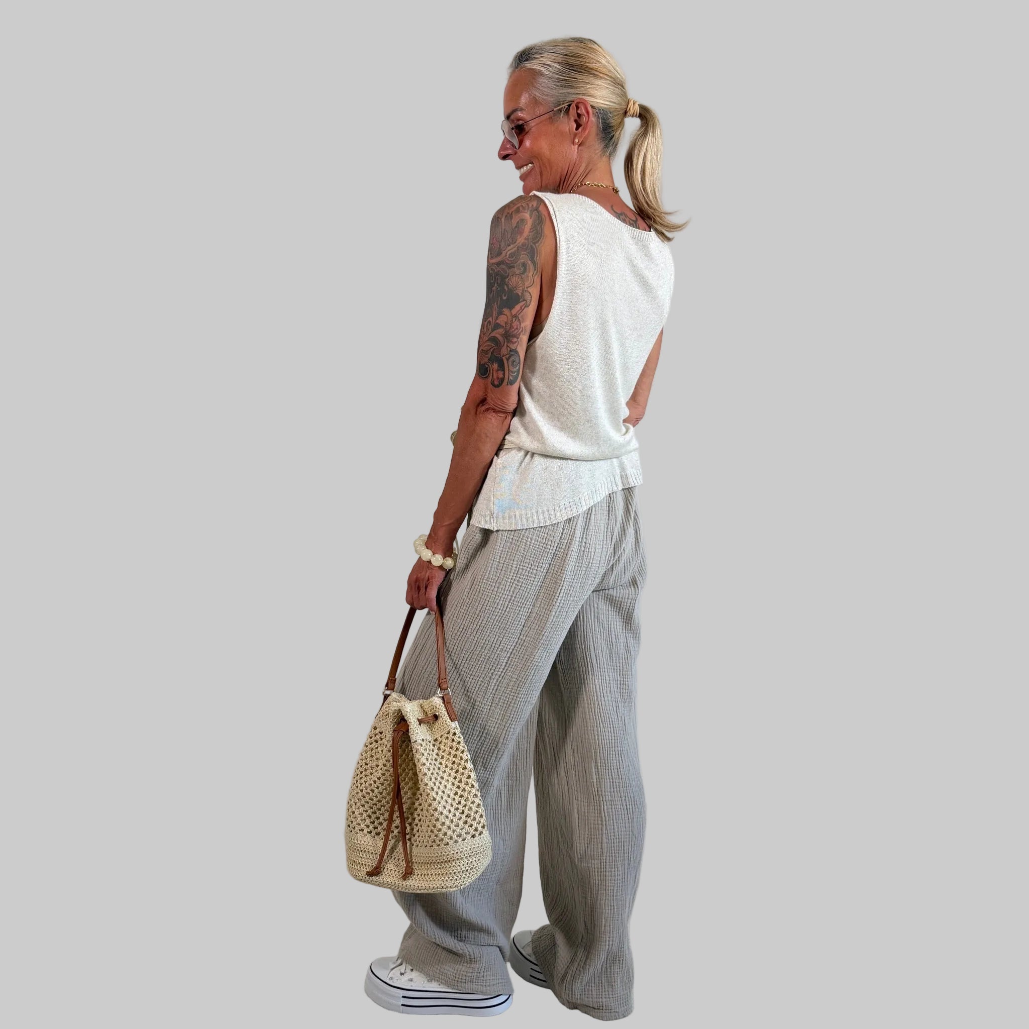 Musselin Sommerhose - Farbauswahl