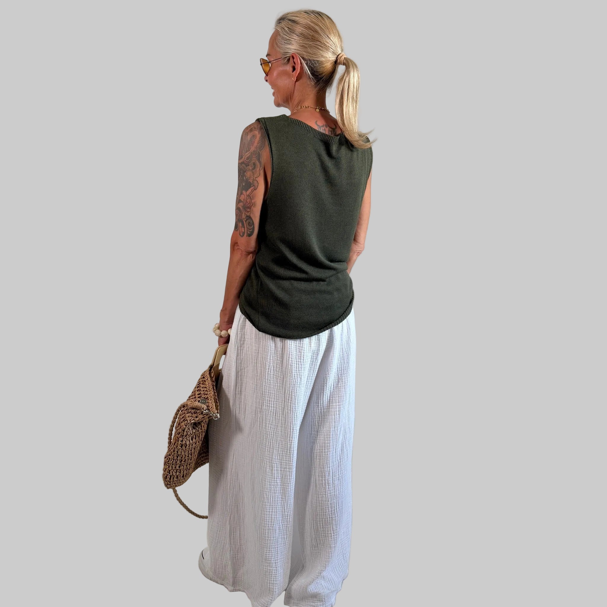 Musselin Sommerhose - Farbauswahl
