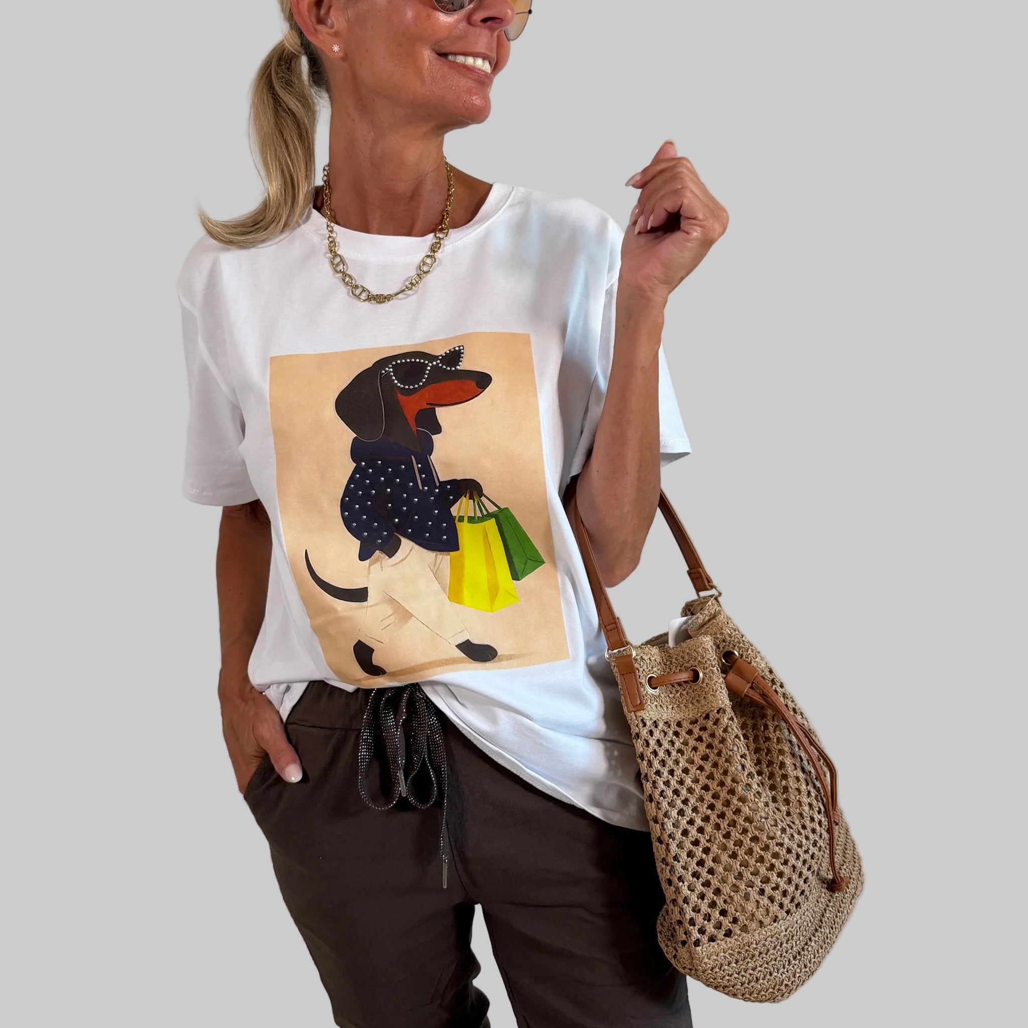 T-Shirt Dackel Einkauf