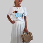 T-Shirt Dackel Glitzerbody - Farbauswahl