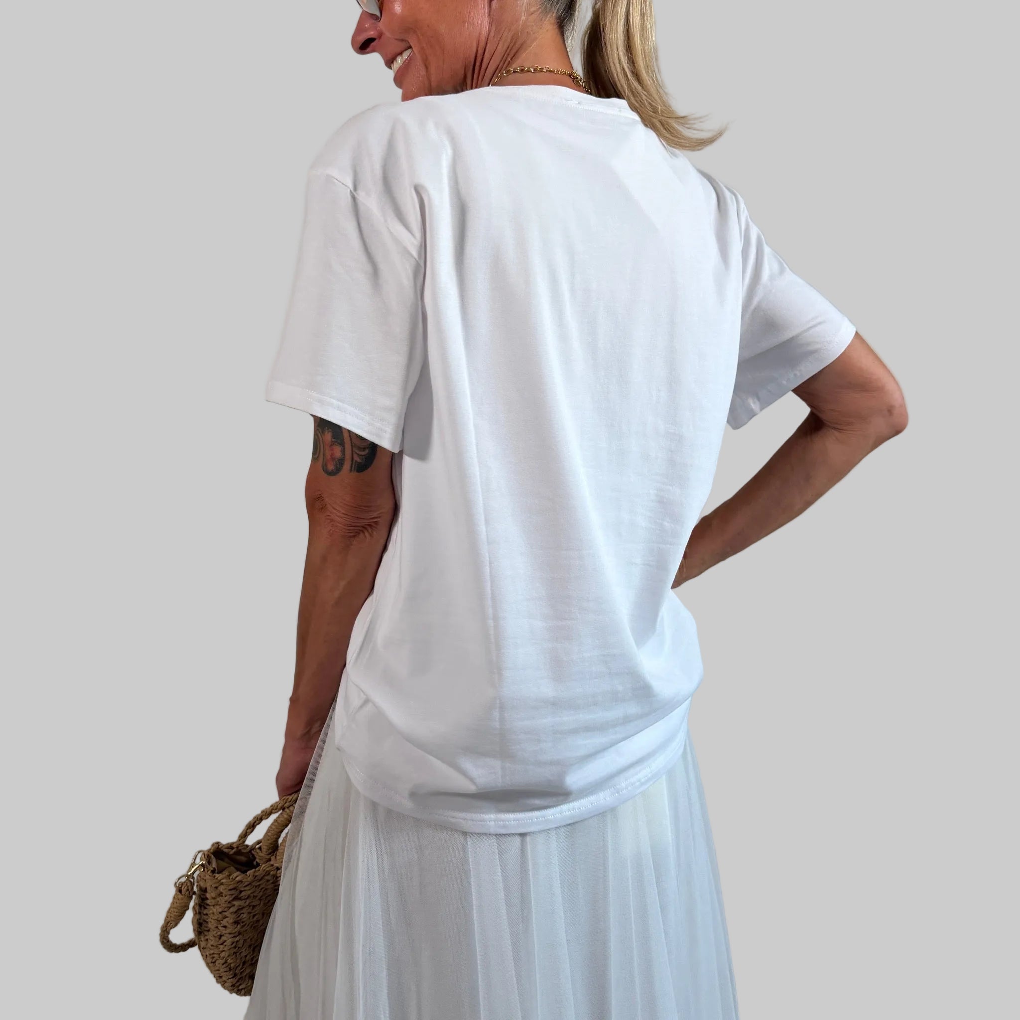 T-Shirt Dackel Glitzerbody - Farbauswahl