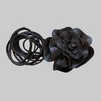 Lederbindegürtel Blume - Farbauswahl
