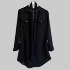 Longbluse mit Gürtel