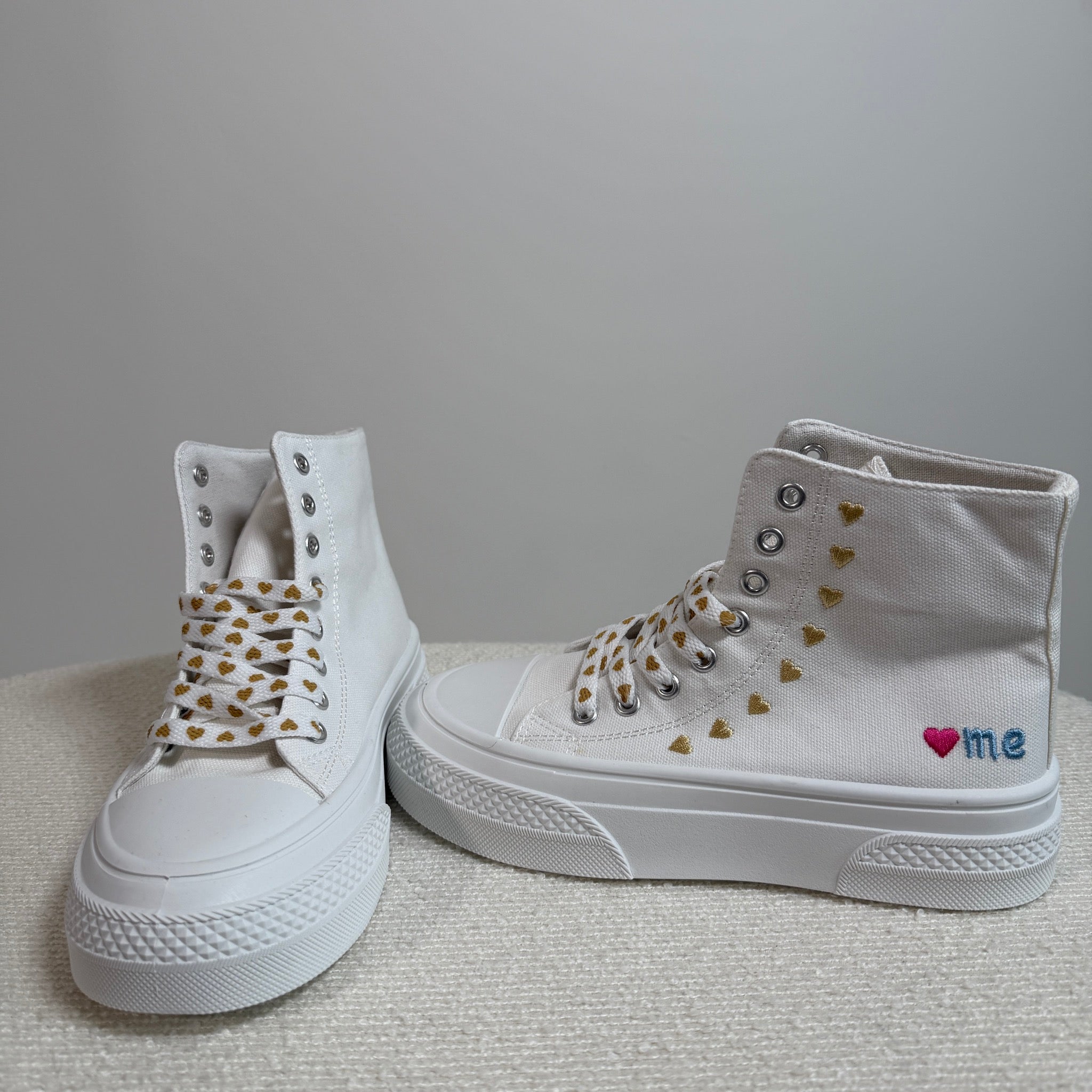 High Sneaker Golden Heart