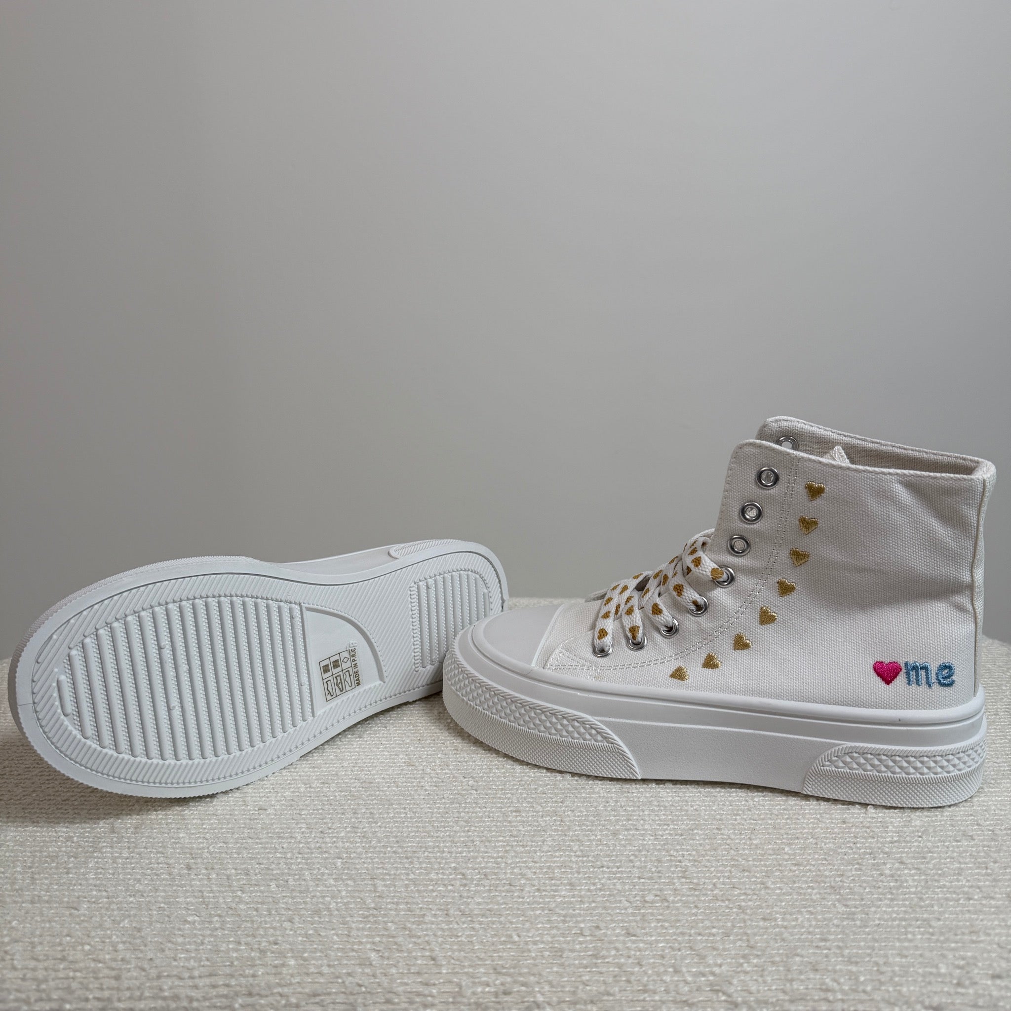 High Sneaker Golden Heart