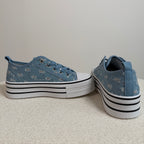 Low Sneaker Jeansblau