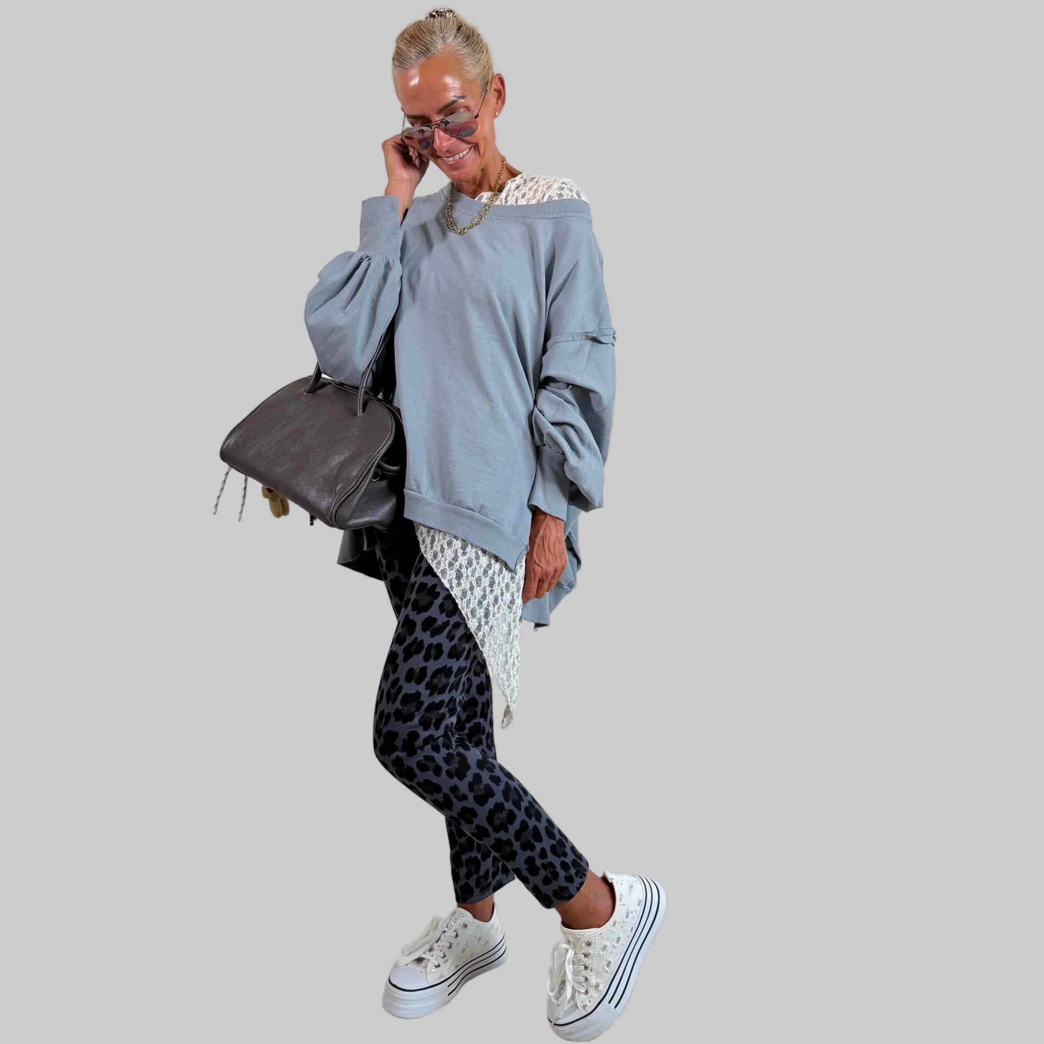 Uni Longshirt Oversized - Farbauswahl