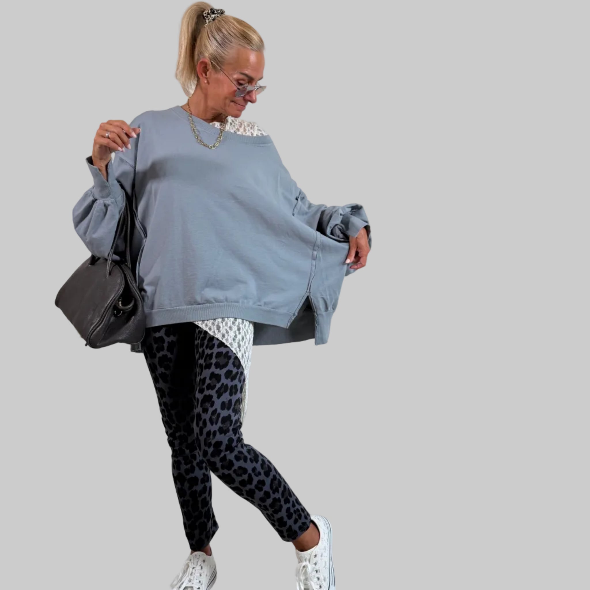 Uni Longshirt Oversized - Farbauswahl