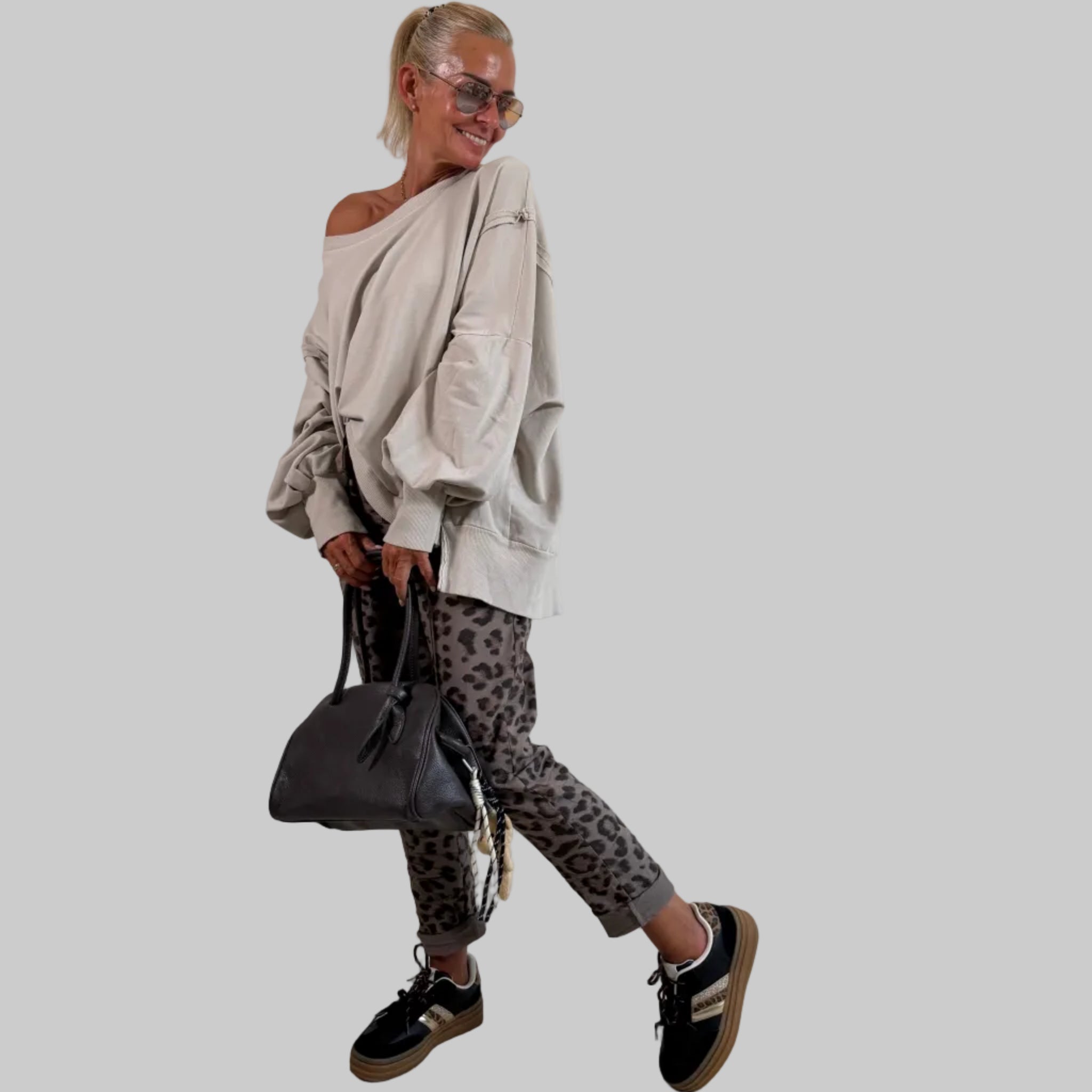 Uni Longshirt Oversized - Farbauswahl