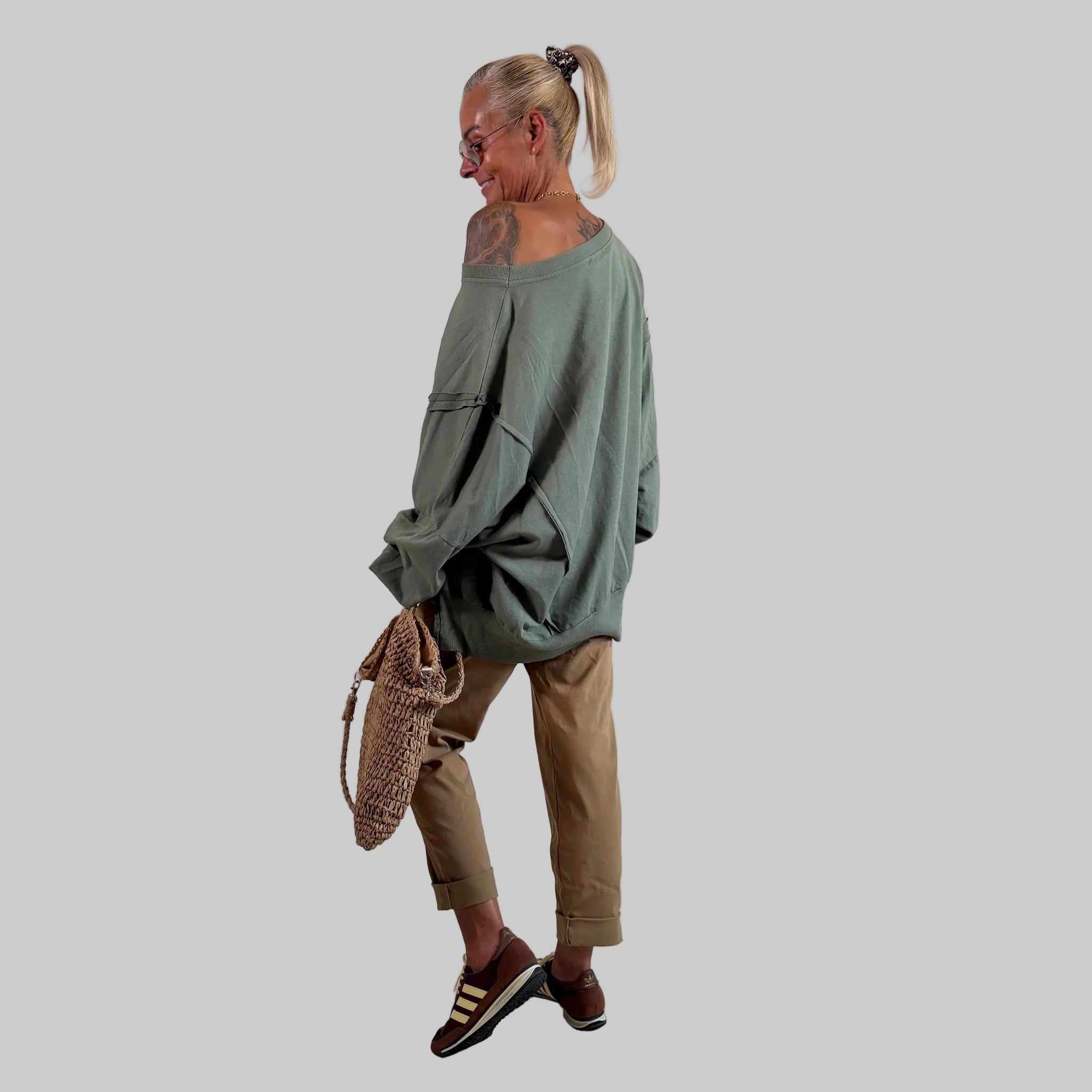 Uni Longshirt Oversized - Farbauswahl