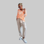 Häkelpulli Orange