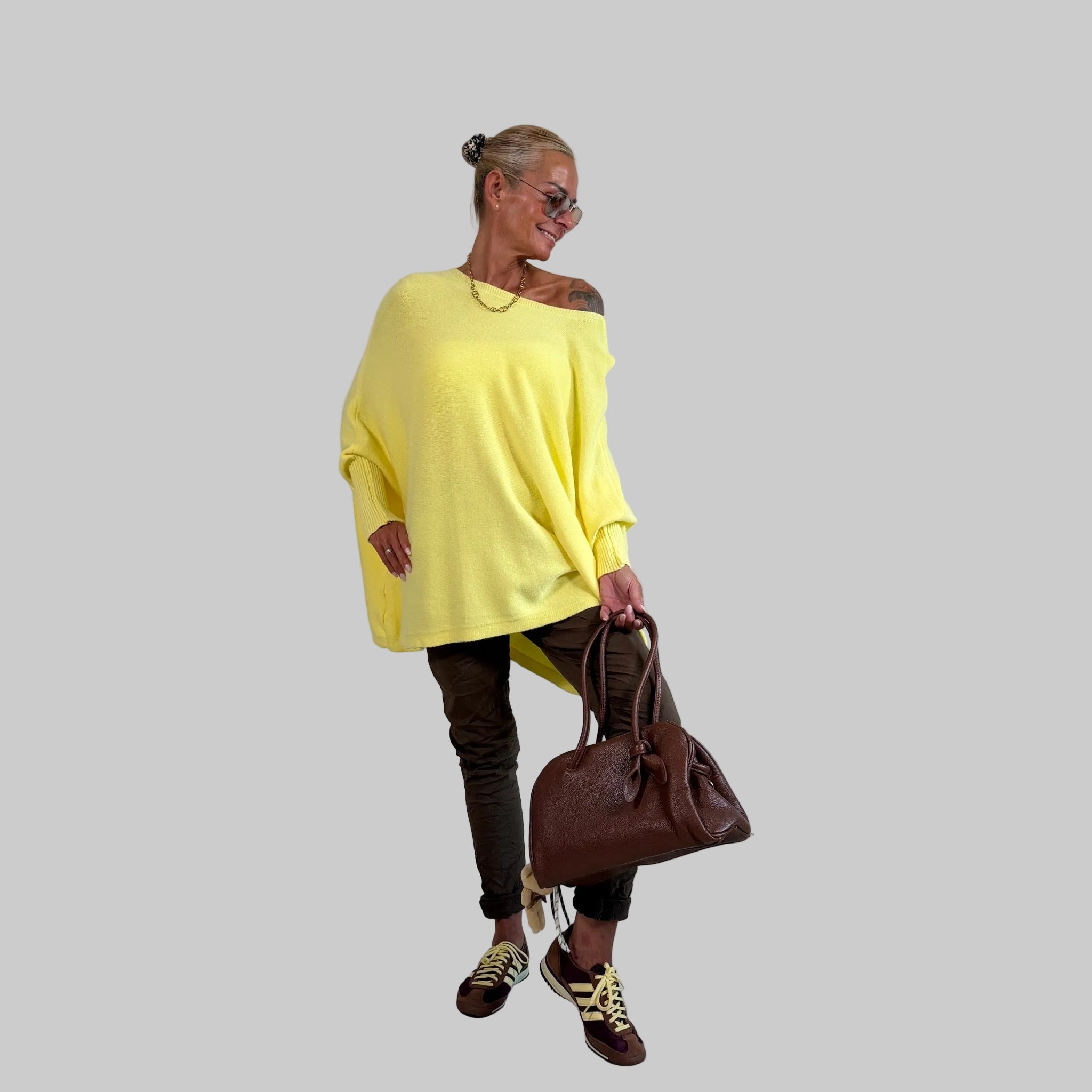 Feinstrickpullover Oversize - Farbauswahl