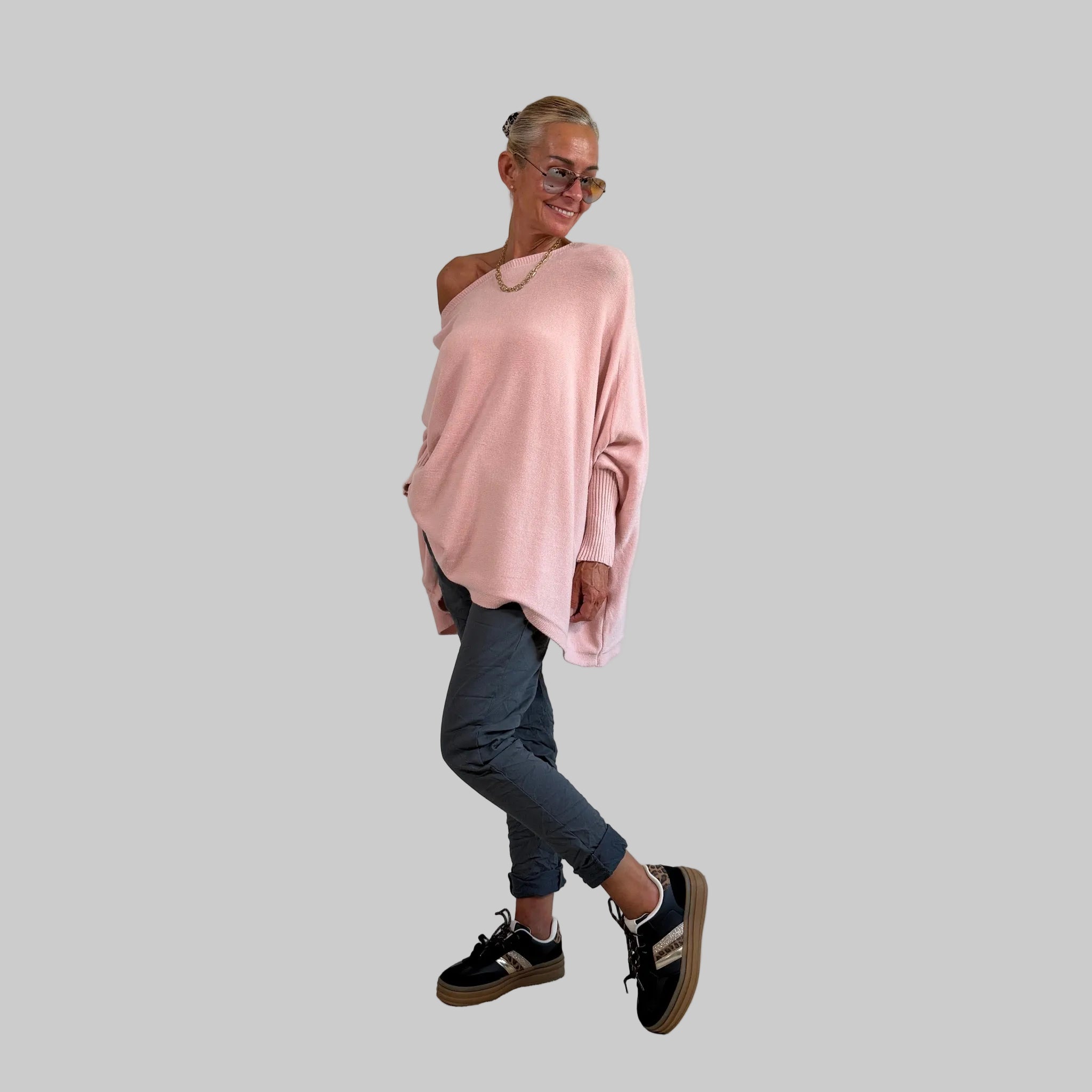 Feinstrickpullover Oversize - Farbauswahl